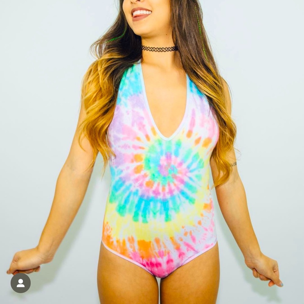 Oh Geez! Tie Dye Bodysuit